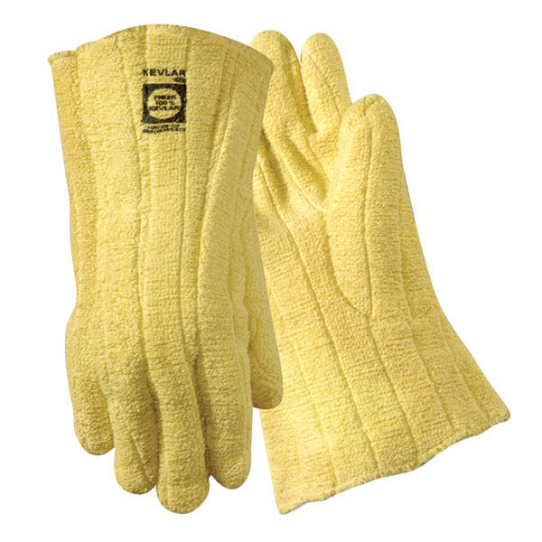 Wells Lamont 305KWL Jomac® Kevlar® Loop-Out Double Wool Lined Heat Gloves w/ Gauntlet Cuffs 